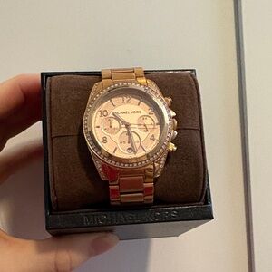 Michael Kors Rose Gold Chronograph Watch